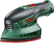 Bosch Home and Garden Cordless Multi-Sander EasySander 12 (1 battery, 12 Volt System, 3x sanding plates, in carrying case)