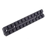 FIRE WOLF Low profile with middle V-cut for use with iron sights Low Profile Rail Mount for Ruger 10/22 Precision machined from aircraft aluminum