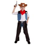 Morph Cowboy Costume Kids Boys Cowboy Outfit, Kids Cowboy Costume, Sheriff Costume Kids, Wild West Cowboy Fancy Dress Boys S