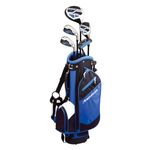 Benross Kids/Junior Aero Blue 55" - 61" Golf Package Set - Driver - Hybrid - 7 Iron - Wedge - Putter - Waterproof Carry Bag - Kids Golf Package Set