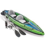 KidsZeeNie® Inflatable Portable Boat| Water Raft Kayak Perfect for Adults Adventure,Rafting,Picnic,Swiming Pools,Fishing,Boating,Rescue Flood Help Boat (Challenger K2)