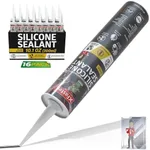 XFasten Black Silicone Caulk 10.1oz