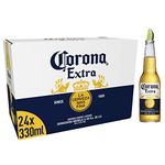 Corona Extra Lager Beer Bottle, 24 x 330ml