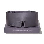 DROWSY Silk Sleep Mask. Face-Hugging, Padded Silk Cocoon for Luxury Sleep in Total Darkness (Moonlight Shadow)