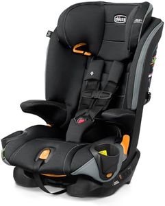 Chicco MyFit ClearTex 2-in1 Harness Booster Car Seat, 5-Point Harness Car Seat and High Back Booster, for Children 26.5-100 lbs. | Obsidian/Black