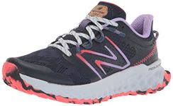 New Balance Women's Fresh Foam Garoe V1 Trail Running Shoe, Natural Indigo/Electric Purple/Electric Red, 10.5 Medium US