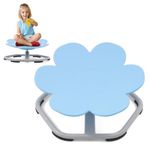 Sensory Spinning Chair for Kids Autism, Kids Swivel Chair Sensory Autism Toys, Sit and Spin Toys for Kids, Therapy Centers Sensory Room Items (Blue)