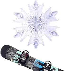BOXOB Snowboard Stomp Pad, 3D Claro Copo de Nieve Stomp Pad Snowboard Pad para Snowboard