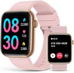 Smart Watch for Women (Answer/Make Calls), 1.9" HD Full Touch Screen, Fitness Tracker with Heart Rate Blood Oxygen Sleep Monitor, IP67 Waterproof Smartwatch for Android iOS