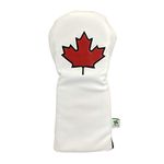 Foretra - Limited Edition Maple Leaf - Canada Driver Head Cover - Tour Quality Golf Club Cover - Style and Customize Your Golf Bag