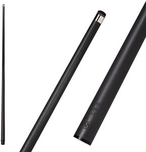 CUEDESG Carbon Fiber Pool Cue Stick Shaft 10.5mm/11.8mm/12.5mm,Low Deflection Pool Stick Shaft,Professional Cue Stick Shaft with Case(3/8-8 Teeth) (3/8-9_10.5mm)