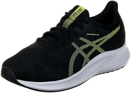 Asics Patriot 13, Sneaker Hombre, Black/Bright Yellow, 46 EU
