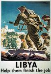 WB3 Vintage WW2 Libya Help Them Finish The Job British WWII War Poster Re-Print - A3 (432 x 305mm) 16.5" x 11.7"