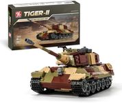 DAHONPA Tiger II Army Tank Building Block(993 PCS), WW2 Military Historical Collection Tank Model with Soldier Figures, Toys Gifts for Kid and Adult