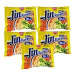 Ottogi Jin Ramen Korean Style Vegetarian Instant Noodles Mild Flavor 120gm (Pack of 5) The Product of Korea