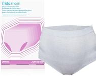 Frida Mom Women's Postpartum Underwear for C-Section Recovery, Disposable High Waist, Seamless with Stretchy Support, Postpartum Essentials, Size Regular (Waist 71–107 cm Stretched), 8 Count, Grey