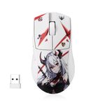 Redragon M916AK-PRO 3-Mode Wireless Gaming Mouse, 49G Ultra-Light 26K DPI Gamer Mouse w/Ergonomic Natural Grip Build, Full Programmable Buttons, Software Supports DIY Keybinds & DPI