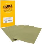 Dura-Gold Premium 5000 Grit Wet or Dry Sandpaper Sheets, 5-1/2" x 9", Box of 25 - Auto Car Color Sanding Detailing, Polishing Wood, Plastic, Glass, Epoxy, Stone, Metal Finishing Hand Sand Block Sander