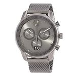 Movado Bold 3600910 Grey Dial Grey Stainless Steel Mesh Bracelet Men's Chronograph 48mm Watch, Grey