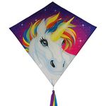 In the Breeze 3259 - Unicorn 30 Inch Diamond Kite - Fun, Easy Flying Unicorn Kite