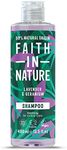 Faith in Nature Natural Lavender & Geranium Shampoo, Nourishing, Vegan & Cruelty Free, Parabens and SLS Free, For Normal to Dry Hair, 400 ml