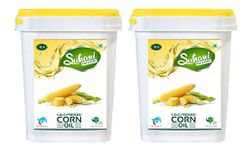 Organic Corn Oil (10 Liter) Cold Pressed/Wood Pressed Oil | Corn/Makkai Kachi Ghani Oil/Tel by EYWA (Suhani)