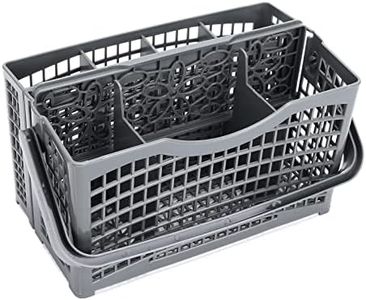 Qiilu Dishwasher Utensil Basket Universal Replacement Silverware Dishwasher Holder Abs Dishwasher Silverware Basket Utensil Cutlery Holder Knives Forks Storage Rack 23.1X13.1X13.4Cm for