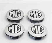 4Pcs Car Hub Centre Caps for MG MG4 2022-2023 ABS coated with chrome Wheel Center Caps with logo Replacement Centre Protect Cover Styling Accessories,56MM