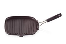 Le Creuset Enamelled Cast Iron Square Grill Pan, For Low Fat Cooking On All Hob Types Including Induction, 24 cm, Matte Black, 20054000000400