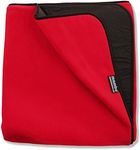 Mambe Large Essential 100% Waterproof/Windproof Stadium, Camping, Picnic and Outdoor Blanket (Large, Red)