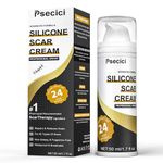 Psecici Scar Cream,Advanced Scar Gel,Silicone Scar Gel,Scar Removal Cream for Surgical Scars,Burn,Acne,Stretch Mark,Keloid Bump,C Section Scars