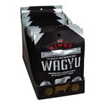 Kings - Wagyu Beef Jerky - Platinum Edition Indulgent Range - High Protein Meat Snack - Box of 12 x 25 Gram Packs