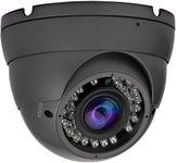 Anpviz Analog CCTV Camera HD 1080P 4-in-1 (TVI/AHD/CVI/960H CVBS) Security Dome Camera,2.8-12mm Varifocal Lens Video Surveillance,Weatherproof Metal Housing 36 IR-LEDs Day& Night Outdoor(Grey)