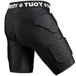 TUOYR Youth Padded Compression Shor