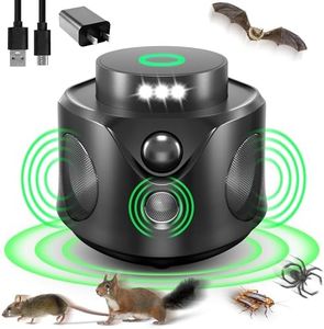 Rodent Repellent Ultrasonic Plug in, Mice Repellent Indoor Ultrasonic Pest Repeller Indoor 2024 Upgraded Mouse Repellent, 360° Ultrasonic Rodent Repeller with PIR Sensor & LED Strobe Light for Indoor