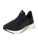 Puma Girls Softride Sophia 2 Junior Black-Gold-Warm White Sneaker - 4UK (37820601)