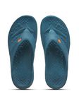 Liberty A-HA BEACHTIME Casual Slipper For Men With EVA Sole | Durable & Lightweight | Stylish Flip-Flop | Cushioned Footbed | Comfortable Fit for Every Occasion (T.Blue - 11 UK)