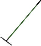 Easy Shopping® 12 Teeth Garden Rake 12 strong metal tines for loosening soil, levelling earth and gravel