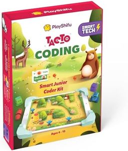 PlayShifu Interactive STEM Toys - Tacto Coding (Kit + App) | Visual Coding Games for Kids | Preschool Educational Toys | Early Programming | 4-10 Year Olds Birthday Gifts (Tablet Not Included)