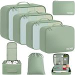 BAGAIL Packing Cubes for Suitcase 8 Set, Lightweight Luggage Packing Organizers Packing Cubes for Travel Accessories