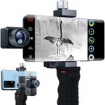 T2 Pro Thermal Monocular for Android Wildlife Observation, Infrared Camera with Handle for Outdoor, Black