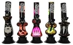 Chongz Acrylic 20cm "Black Magic" Waterpipe Bong (CHO167) (Assorted)