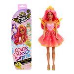 MGA Dream Ella Colour Changing Surprise Fairies Heavenly Series - Yasmin - 9+ Surprises - Sun Fairy Doll with Iridescent Sparkling Wings and Pink Hair - For Children from 3 Years