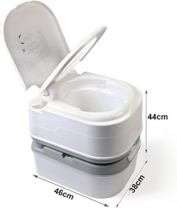 Homesbrand 20L Portable Camping Toilet – Outdoor Travel Commode
