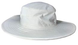 teknik Cricket Panama Sun Hat with Mesh Extra Wide Brim (Small) Unisex White