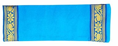 Yoga United Eye Pillow | Lavender and Linseed Filled Eye Pillow |100% Cotton | Eye Bag for Yoga, Relaxation, Meditation, Travel and Gift or Tired Eyes, and Headaches - Sky Blue