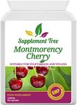 Montmorency Cherry Capsules 1500mg - 90 Vegan Capsules - High Strength Pure Freeze Dried Cherry Powder Extract - 3000mg Per Daily Serving - UK Manufactured