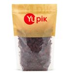 Yupik Dried Cranberries, 1 kg, Gluten-Free, Kosher, Dried Fruits, Whole Cranberries, Lightly Sweetened, Healthy Snacks