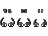 Walker's 25 NRR Replacement Tips & Fins Pack for Silencer 2.0 Rechargeable Shooting Hunting Hearing Protection Earbuds | 3 Pairs of Tips, 3 Pairs of Fins - S/M/L