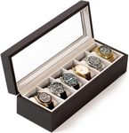 Solid Wood Watch Box Organizer with